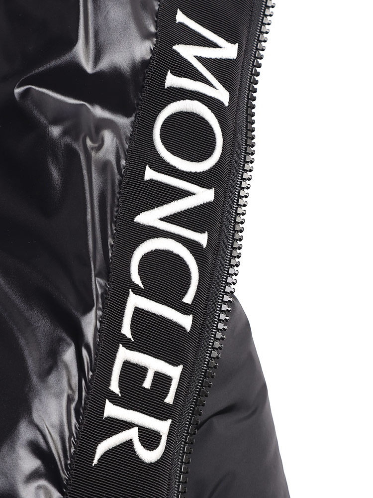 MONCLER (モンクレール) グログランロゴ フルジップ ダウンジャケット