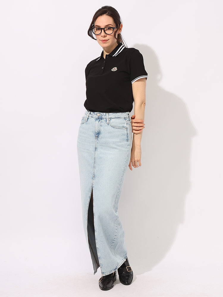 MONCLER (モンクレール) ストライプライン ロゴパッチ ベーシック 半袖