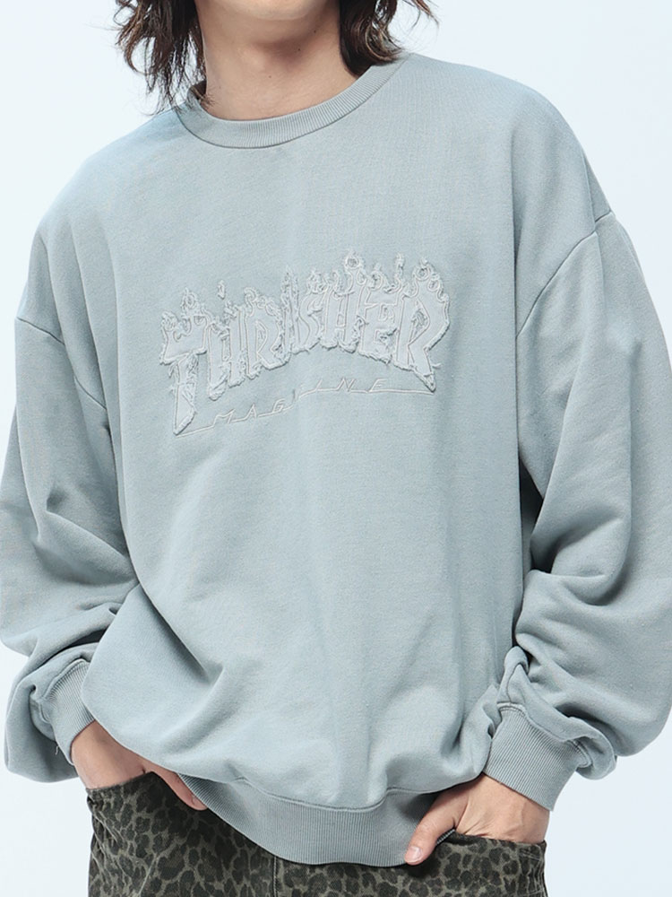 THRASHER (スラッシャー) ピグメント加工 スウェット トレーナー