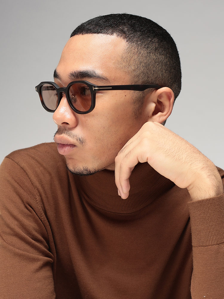 TOM FORD (トムフォード) ウェリントン サングラス ブラウンレンズ