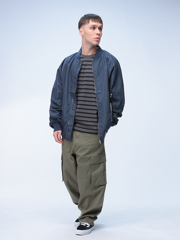 MODIFIED (モディファイド) 撥水 フルジップ ジャケット MA-1 54102