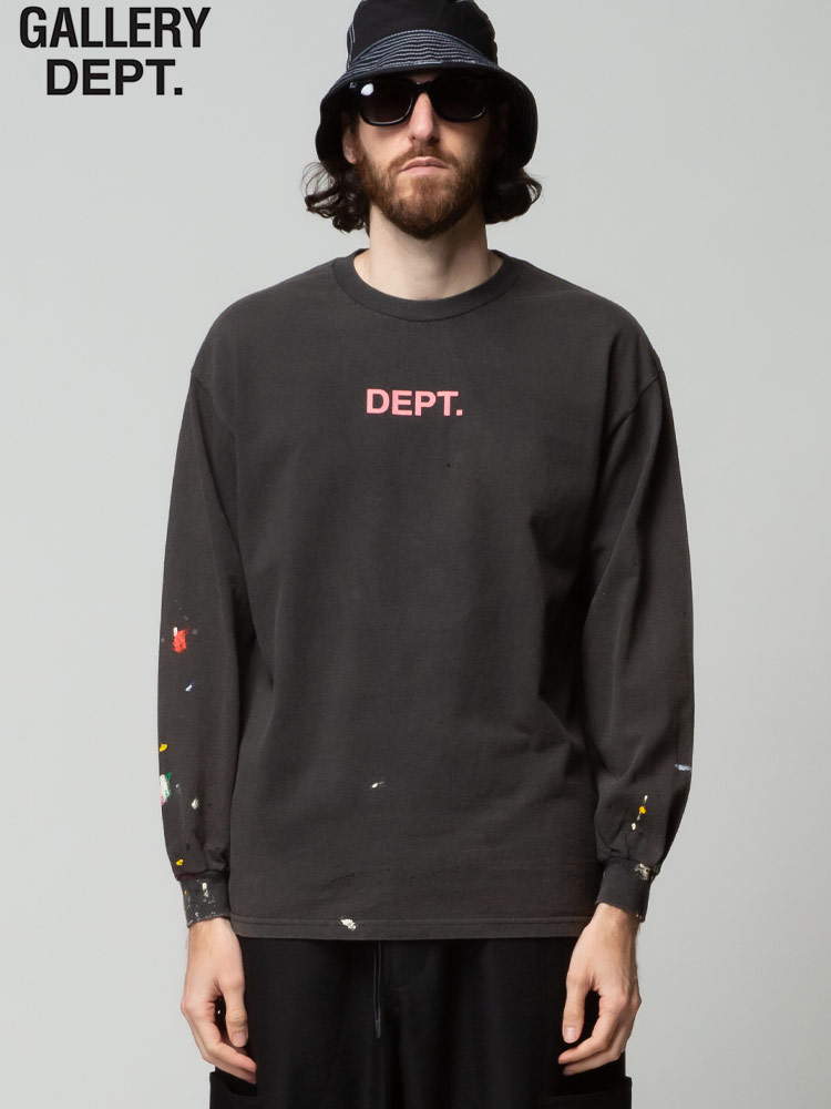 GALLERY DEPT. (ギャラリーデプト) ペイント クルーネック 長袖 T