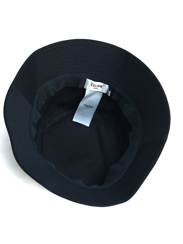 CELINE (セリーヌ) スパンコールロゴ バケットハット メンズ ブランド