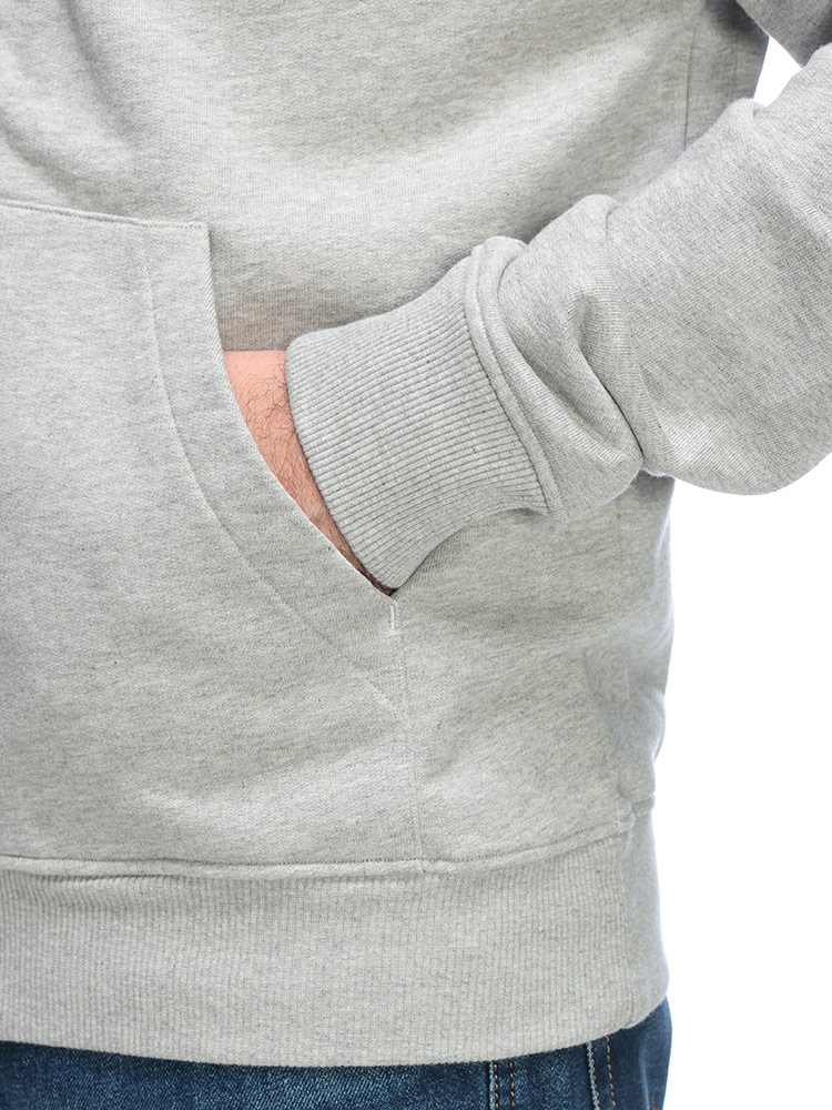 AMI PARIS (アミパリス) ワンポイントロゴ フルジップ パーカー Ami de