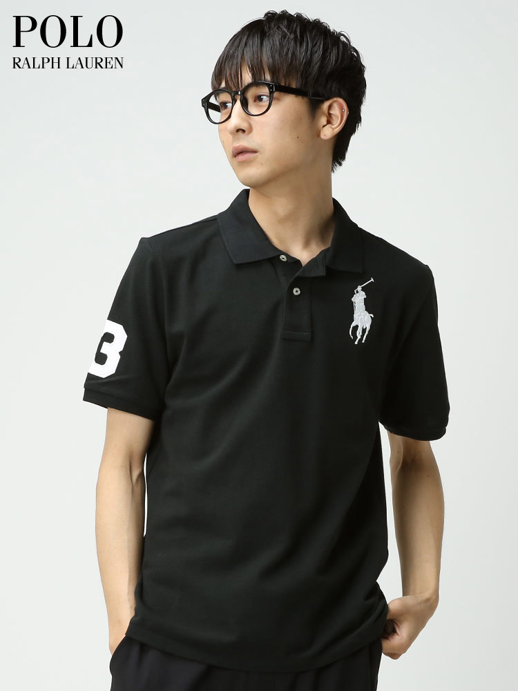 POLO RALPH LAUREN (ポロ ラルフローレン) 鹿の子 BIGポニー 刺繍 半袖