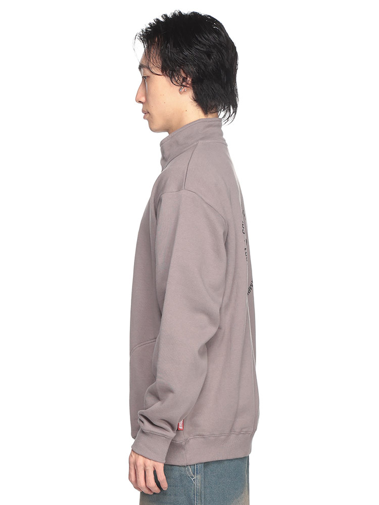 Coleman (コールマン) 裏起毛 ポケット付き ハーフボタン トレーナー