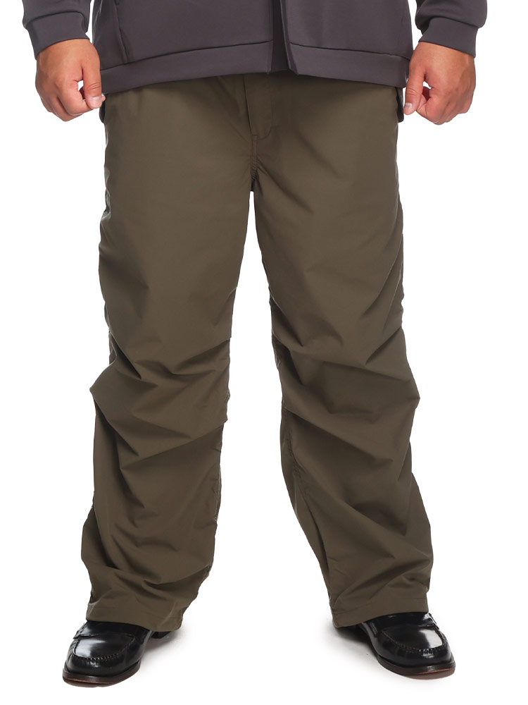 パラシュートパンツ ストレッチ ウエストゴム アクティブギア ボトムス