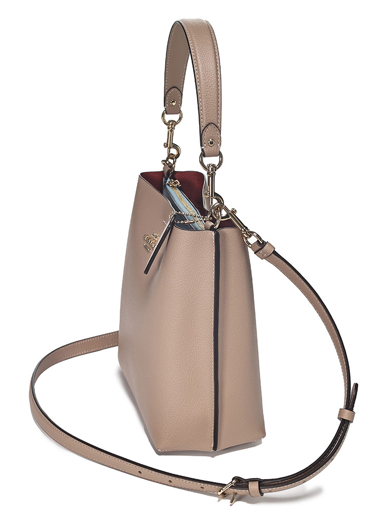 COACH (コーチ) ダブルフェースレザー マグネット開閉 2WAY