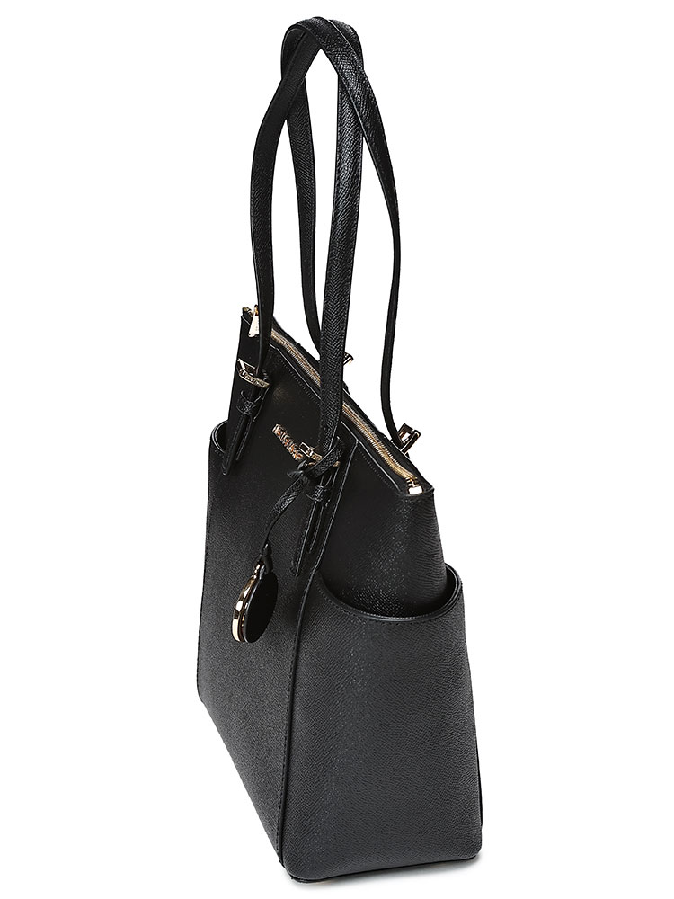 MICHAEL KORS (マイケル コース) レザー MKチャーム ハンドバッグ