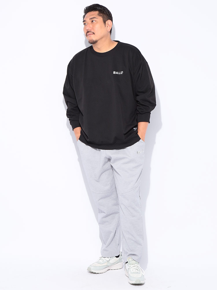 スウェット トレーナー シルバージェルロゴプリント ストレッチ