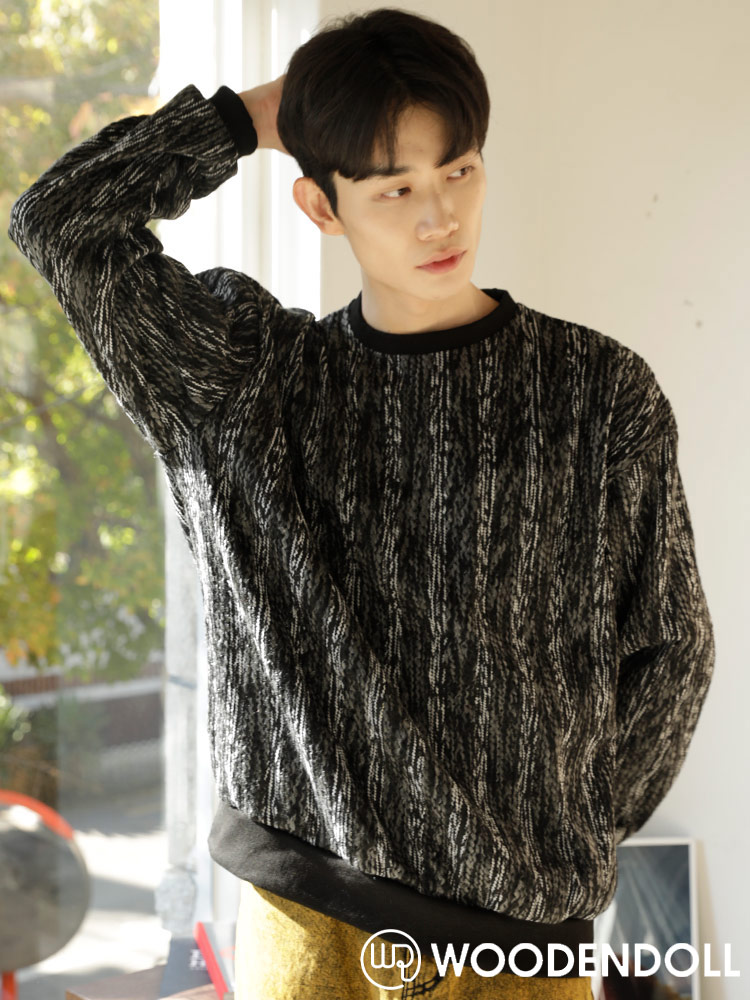 WOODENDOLL(ウッディンドール) 3D クルーネック クージーニット