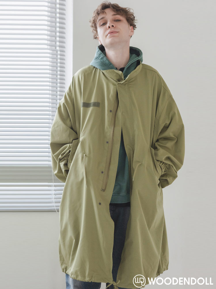 WOODEN DOLL (ウッディンドール) ノーカラー バルーンスリーブ モッズ