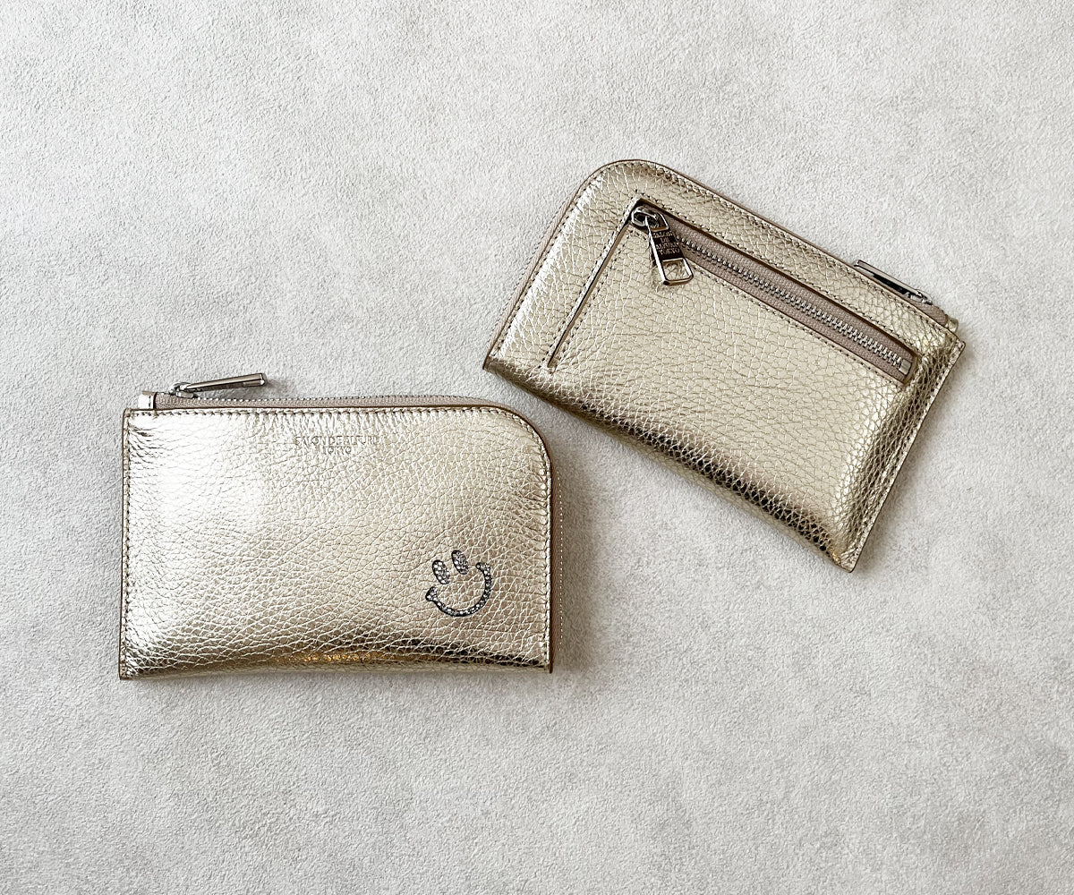 サロンドアルファード L字ファスナー ミニ財布 1819