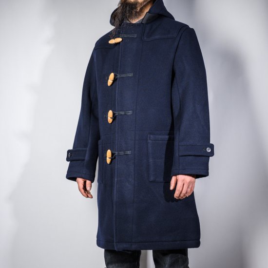 ダッフルコート カシミアメルトン ネイビー(duffle coat cashmere