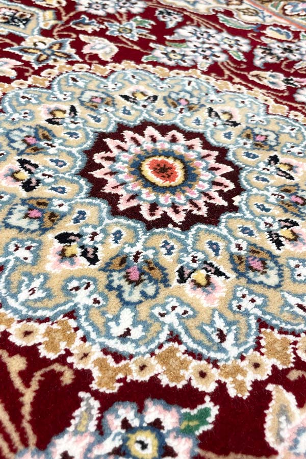 prevell ペルシャ絨毯 ウールシルク90x125cm prevell ペルシャ絨毯