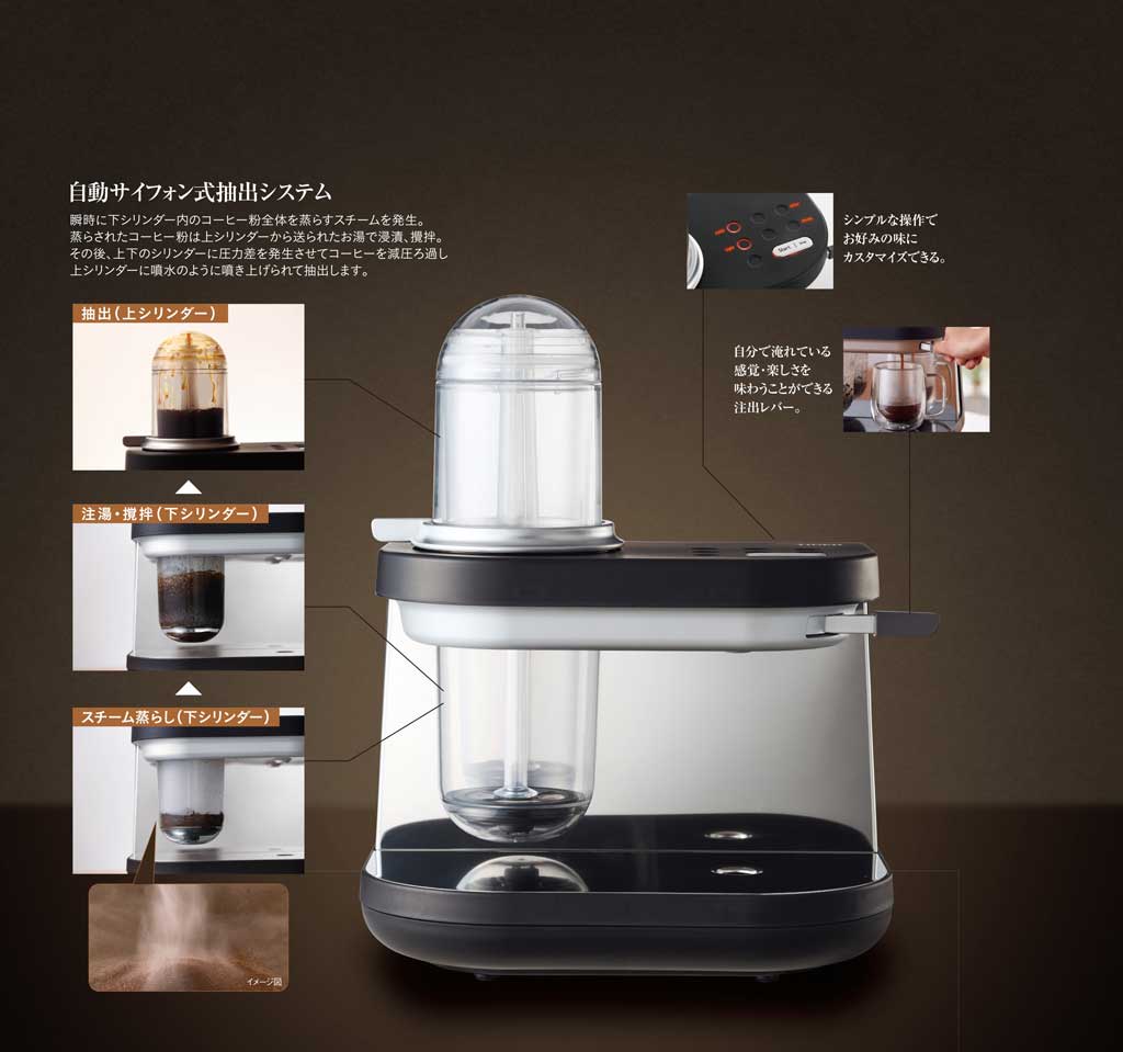 TIGER（タイガー）Siphonysta サイフォン式 コーヒーメーカー サイフォ