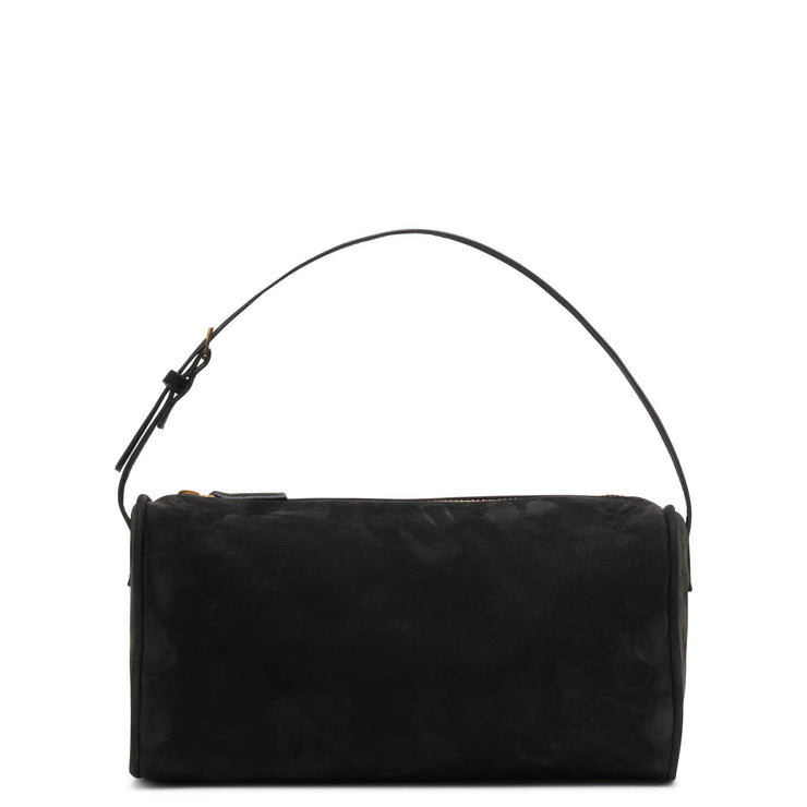 The Row | 90's black nubuck bag | Savannahs