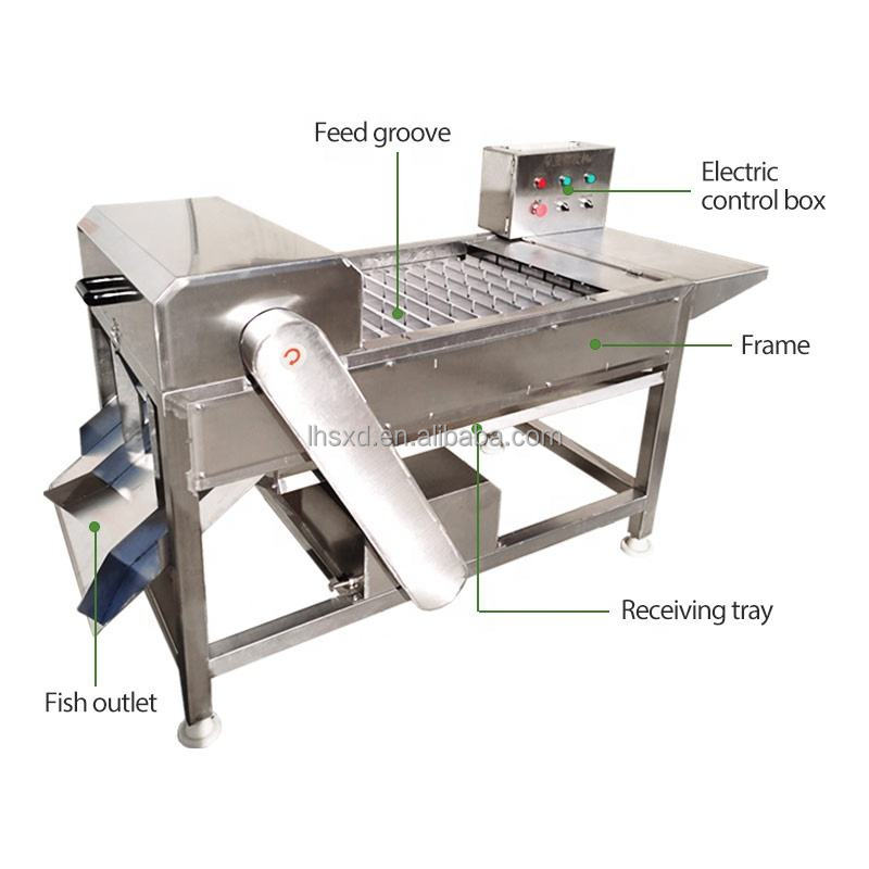 冷凍魚切断機/マグロ魚セグメント脱頭機/頭尾切断機/カツオ切断機