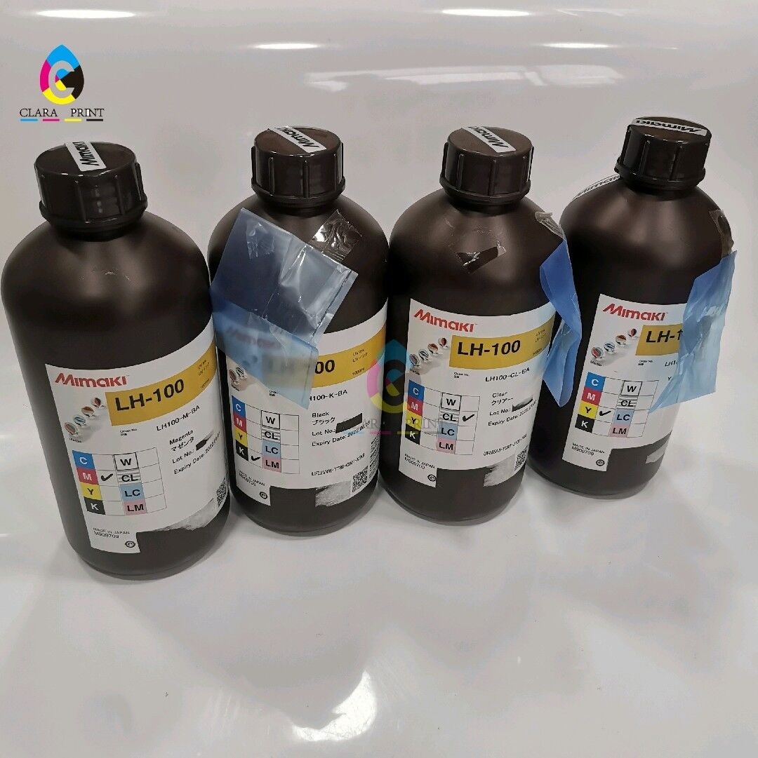 Mimaki LH100 UVインク 1000ml (C/M/Y/K/W/CL) デジタル印刷用