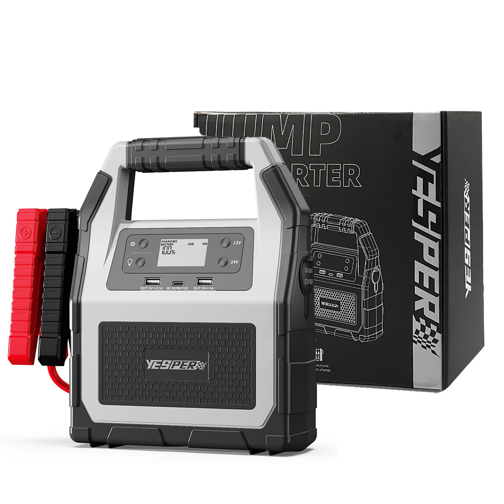 Yesper 99C 高性能ジャンプスターター 42000mAh 6000A 大型トラック対応