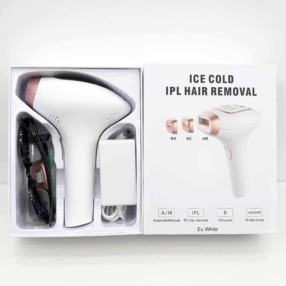 Women 9 Levels Ice Cool Portable Laser Epilator for Hair Removal