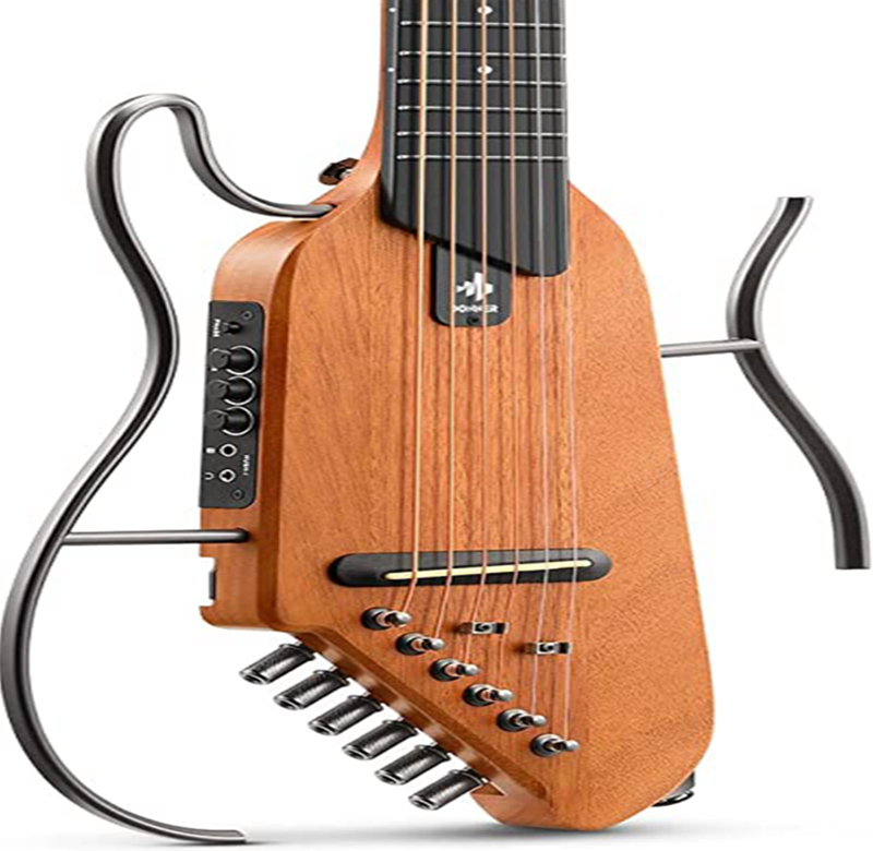 Donner トラベルギター HUSH-I ヘッドレスサイレントギター、取り外し