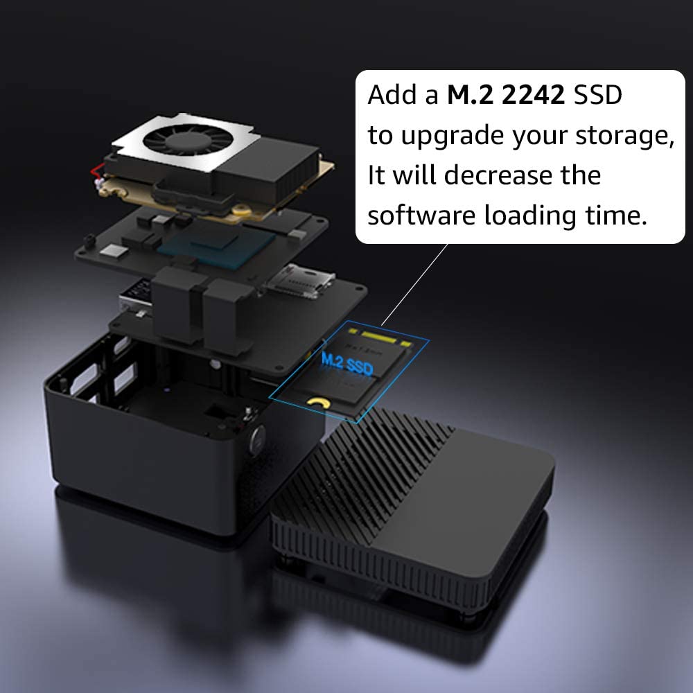 CHUWI LarkBox Pro Mini PC - Intel J4125, 6GB RAM, 128GB EMMC