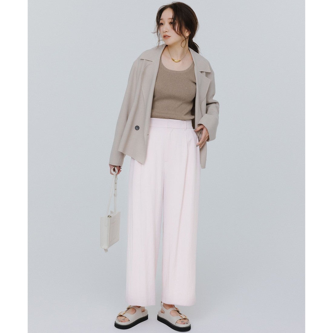 23区 【先行予約】TWライトリバー ショートトレンチコート （ライト