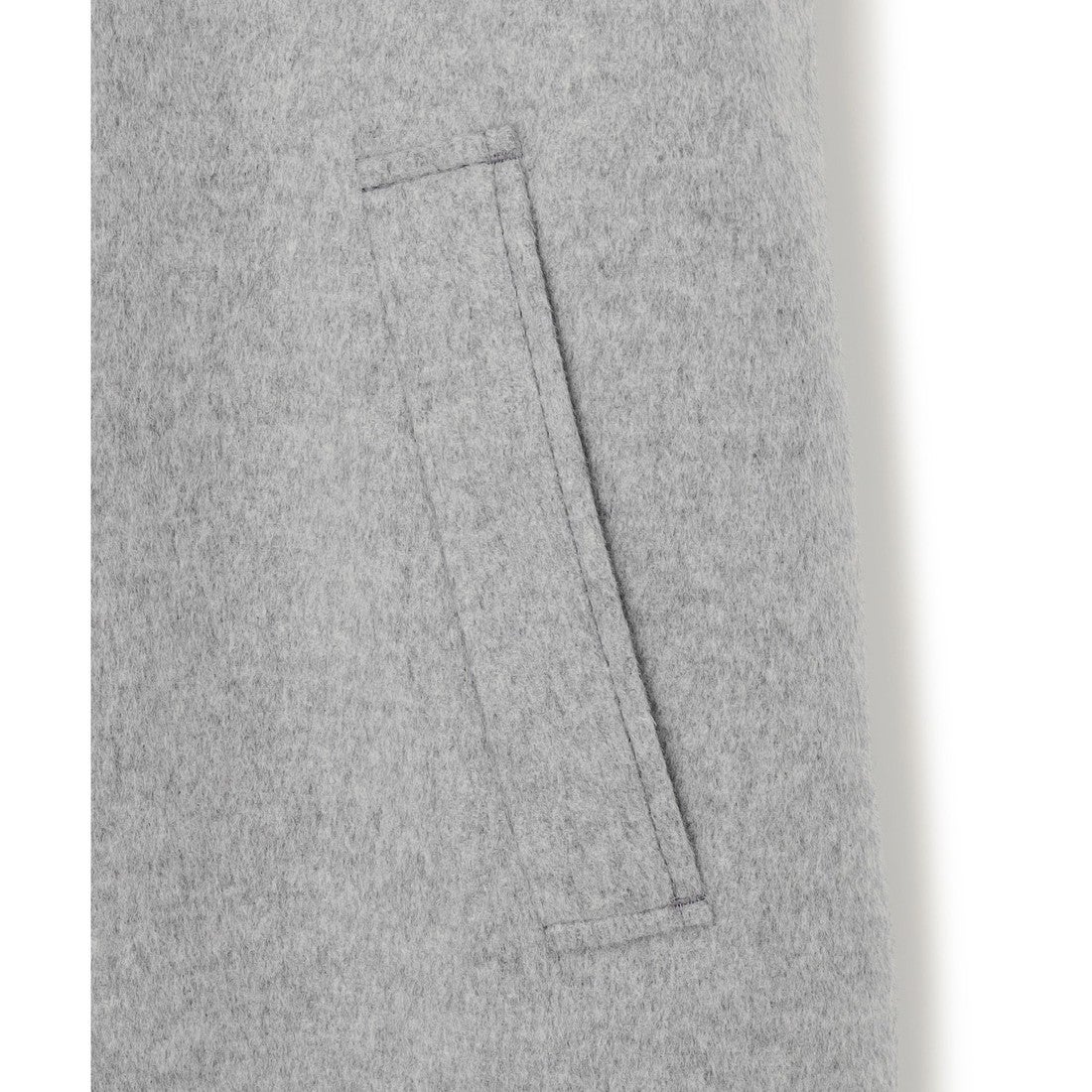 23区（大きいサイズ） ウールカシミヤビーバー フード付き ショート