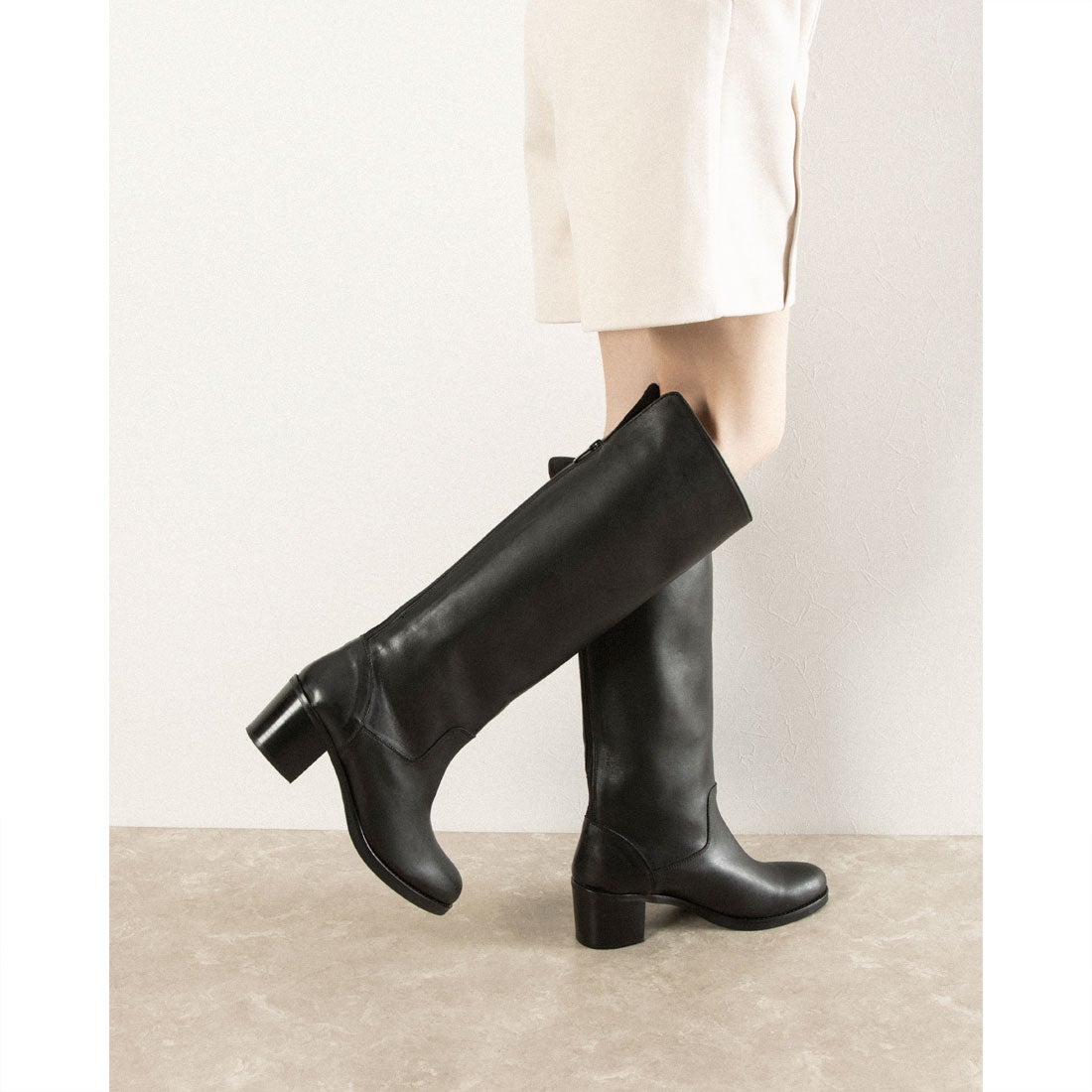 コルソローマ ノーヴェ CORSO ROMA 9 ラウンドトウバックジップロング