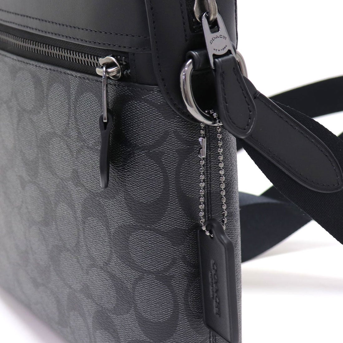 コーチ COACH コーチ ショルダーバッグ メンズ COACH チャコール