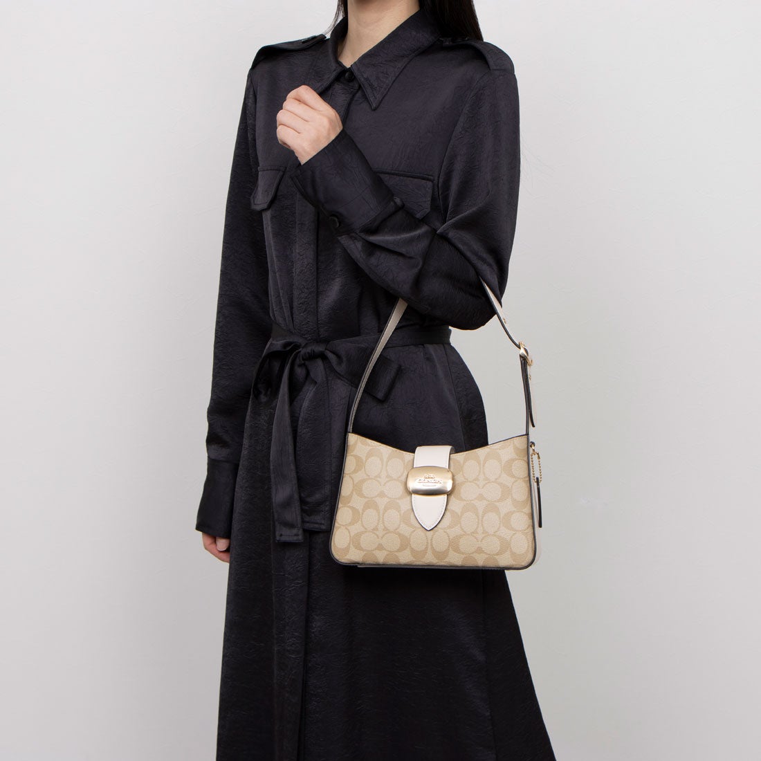 コーチ COACH CP005 ショルダーバッグ エライザ シグネチャー