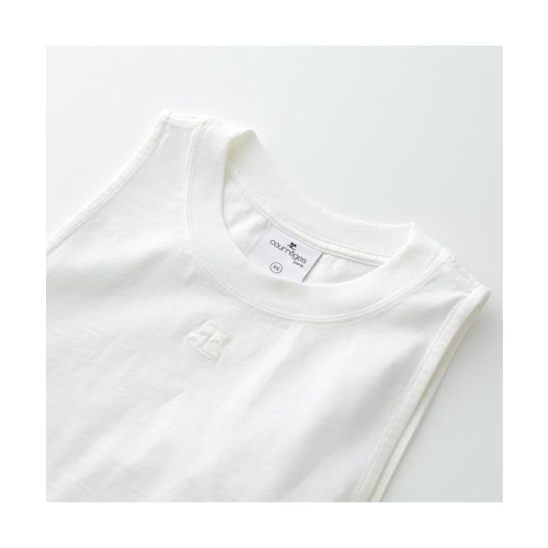クレージュ courreges Courreges タンクトップ 125JDE094JS0107 FITTED