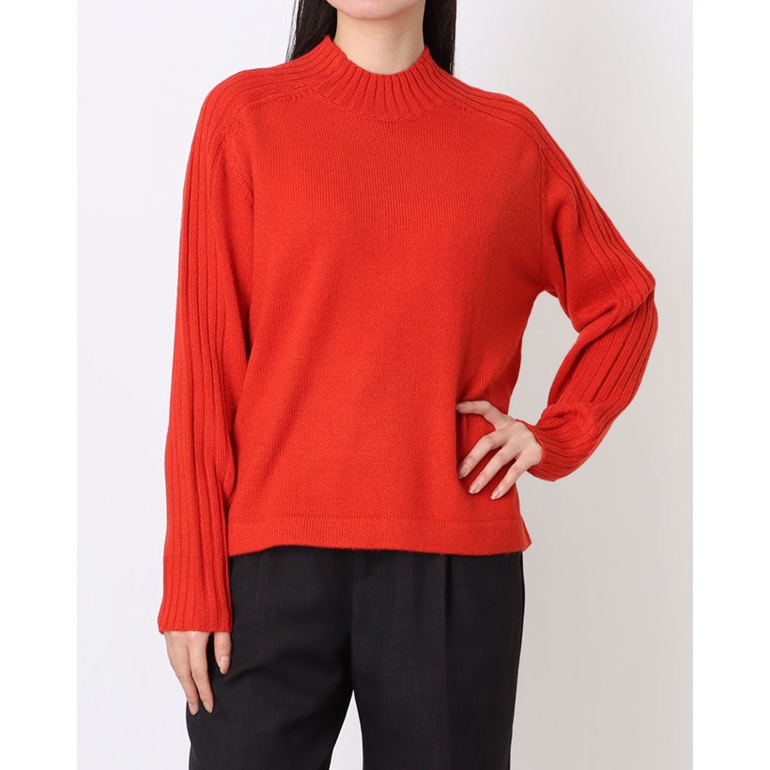 コムサイズム COMME CA ISM 【ウォッシャブル】日本の色 ハイネック