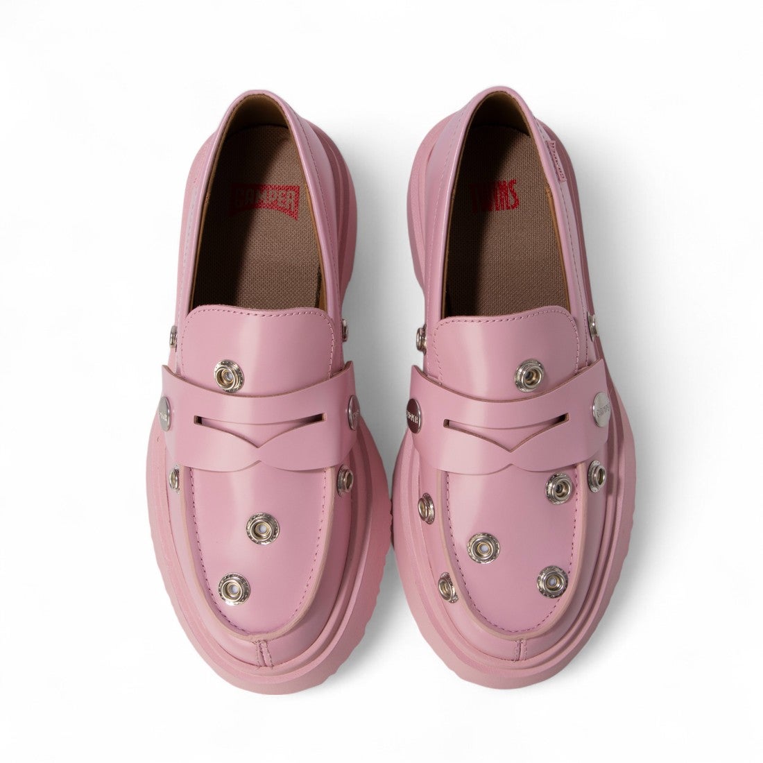 カンペール CAMPER TWINS / カジュアルシューズ （ピンク） -靴