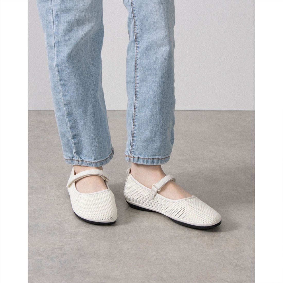 カンペール CAMPER RIGHT NINA / フラットシューズ （ホワイト） -waja