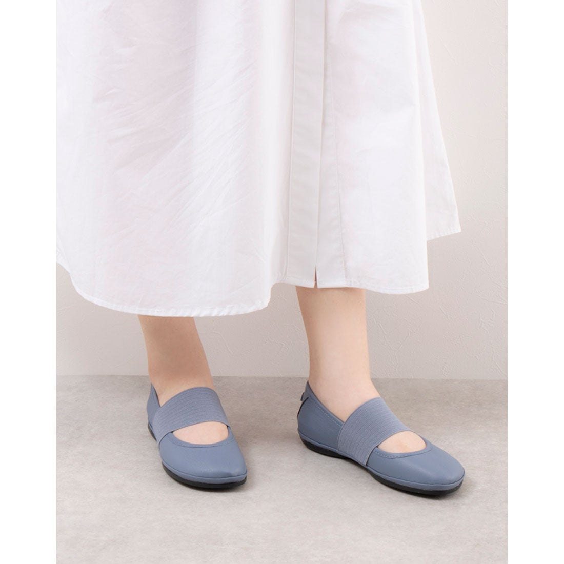 カンペール CAMPER RIGHT NINA / フラットシューズ （グレー） -靴