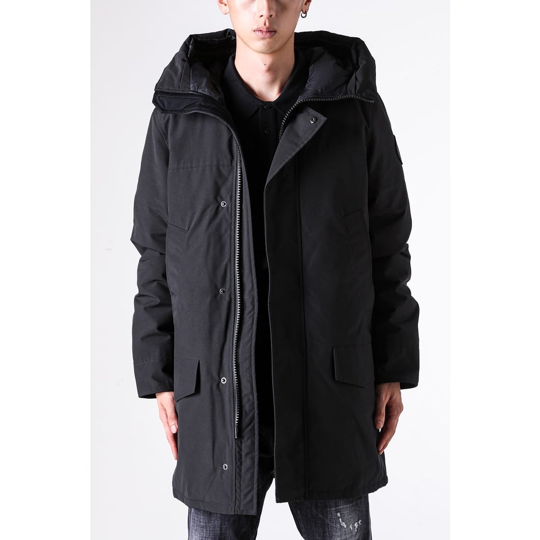 カナダグース CANADA GOOSE Langford Parka Black Label （Black