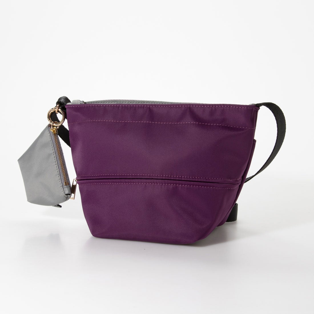 カシュカシュ cache cache JITANナイロンお財布ショルダーバッグ