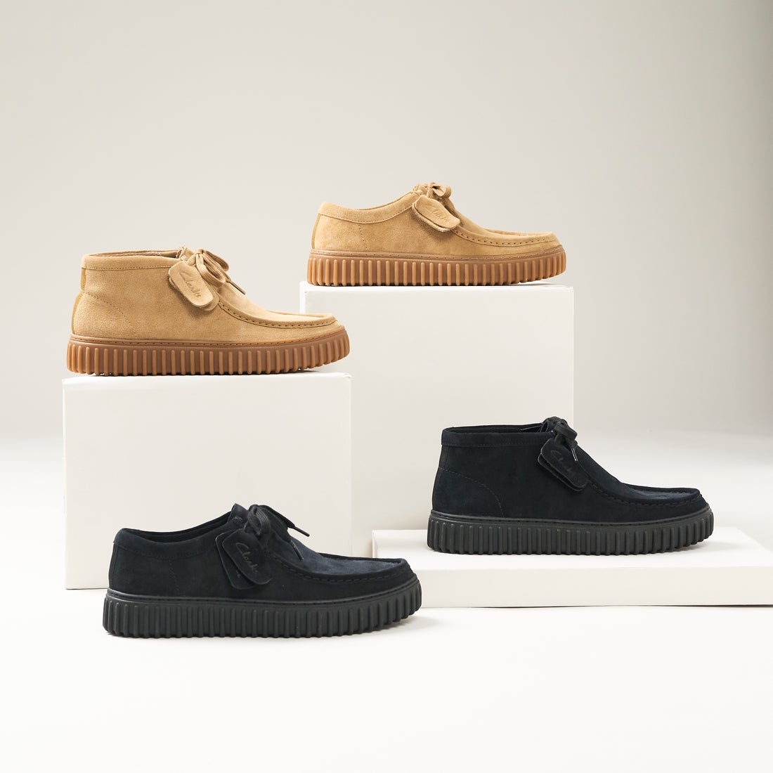 Torhill Lo / トーヒルロー （ブラックスエード） -Clarks (クラークス