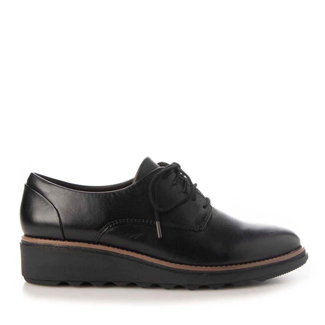 Clarks Sharon Noel / シャロンノエル （ブラックレザー/ダークタン