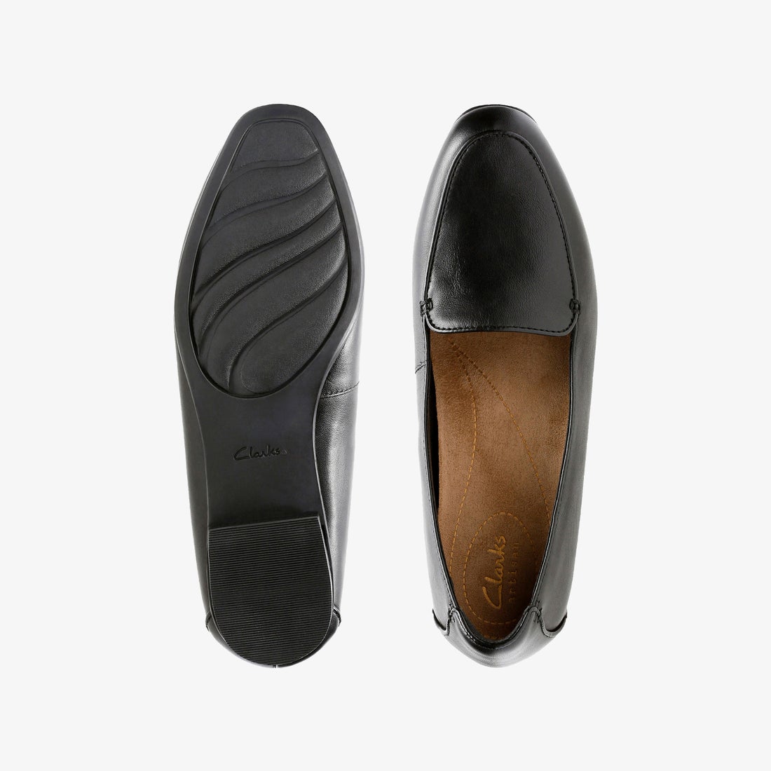 Keesha Luca / キーシャルカ（ブラックレザー） -Clarks (クラークス