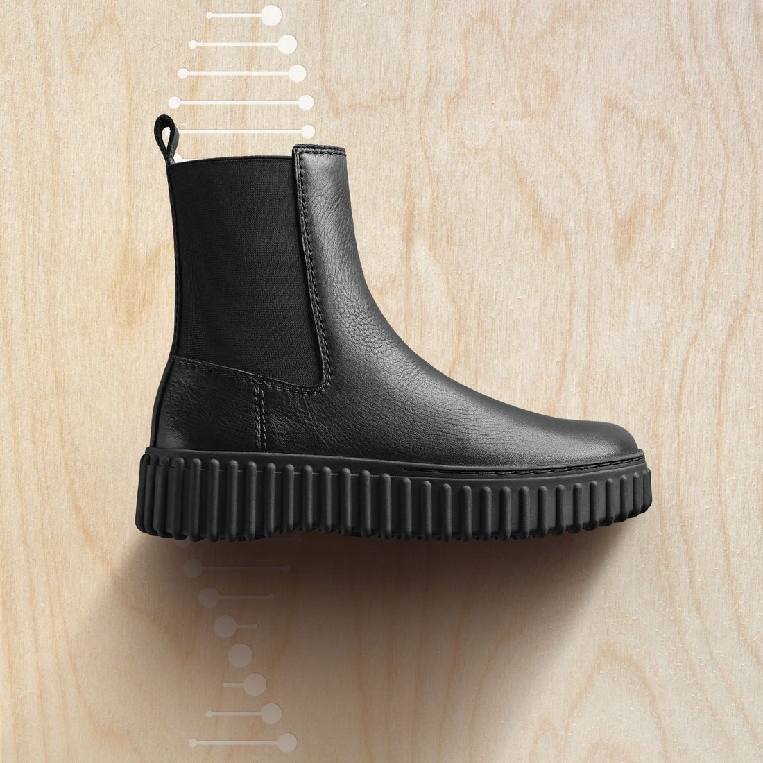 Torhill Maple / トーヒルメープル （ブラックレザー） -Clarks