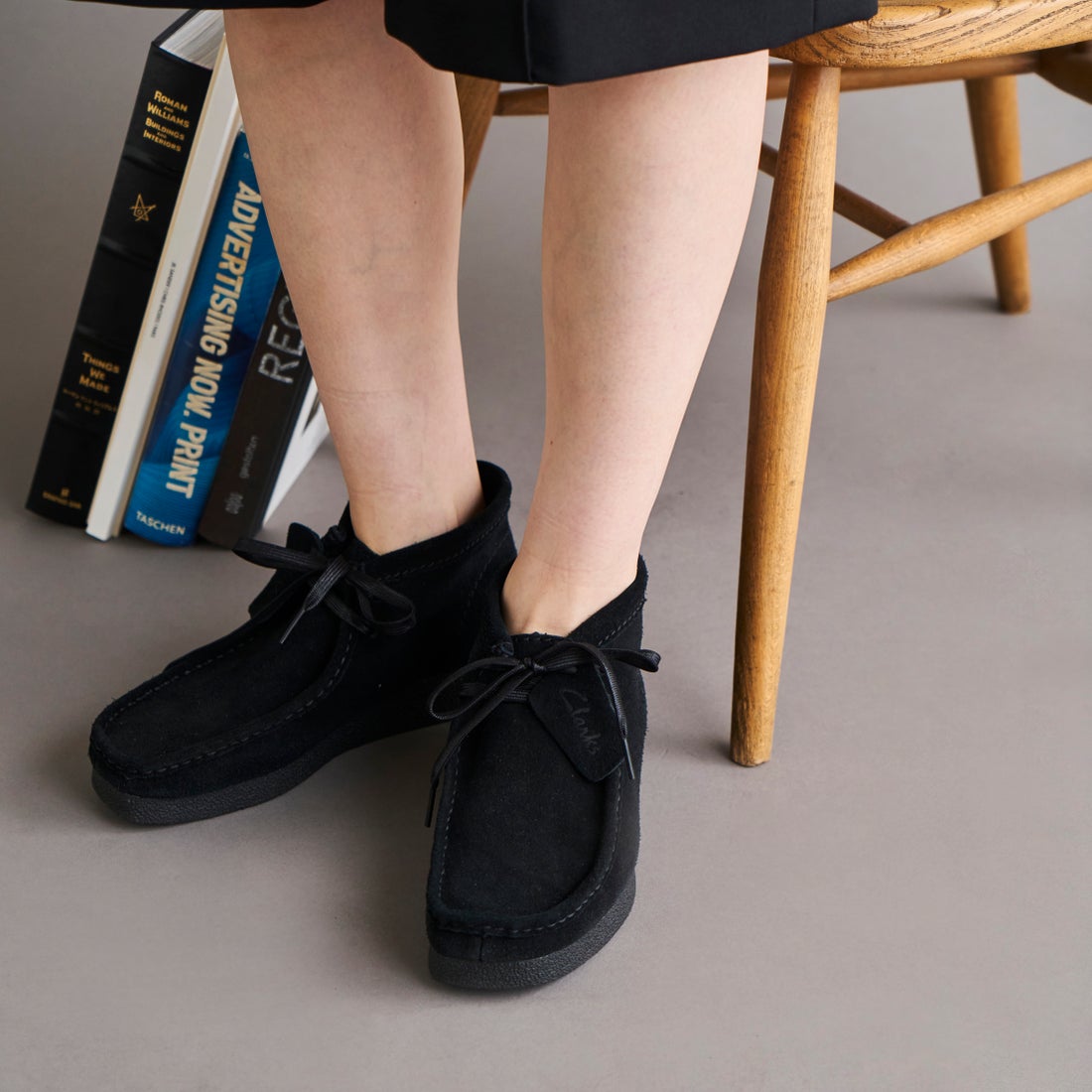 WallabeeEVOBt / レディース ワラビーエヴォブーツ （ブラックスエード