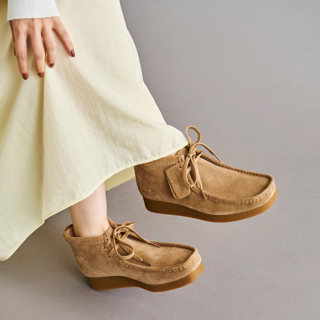 WallabeeEVOBt / レディース ワラビーエヴォブーツ （ダークサンド