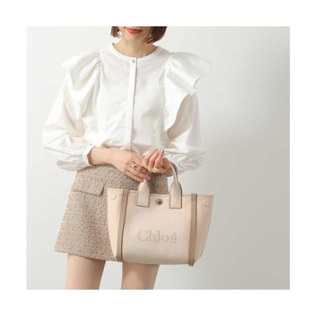 クロエ Chloe Chloe ショルダーバッグ CHC25SS911O65 SMALL キャンバス