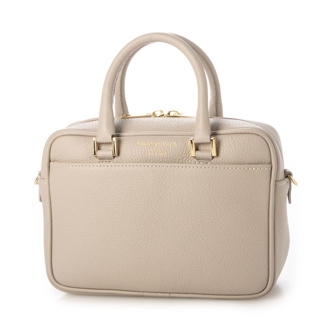 クリスチャンヴィラ CHRISTIAN VILLA ボックスシルエットレザー