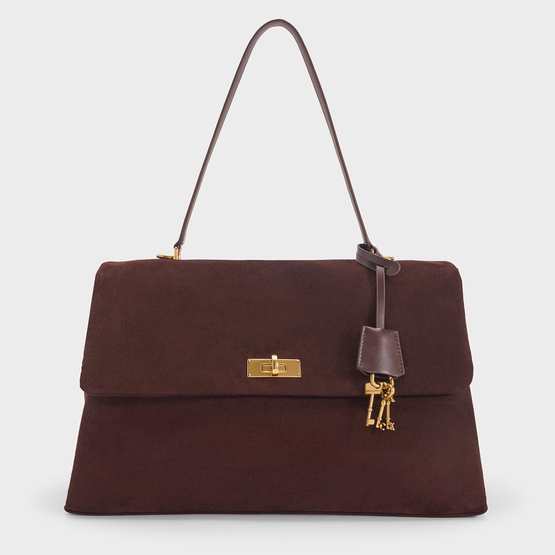 CHARLES & KEITH Kerry ケリー トップハンドルサッチェルバッグ