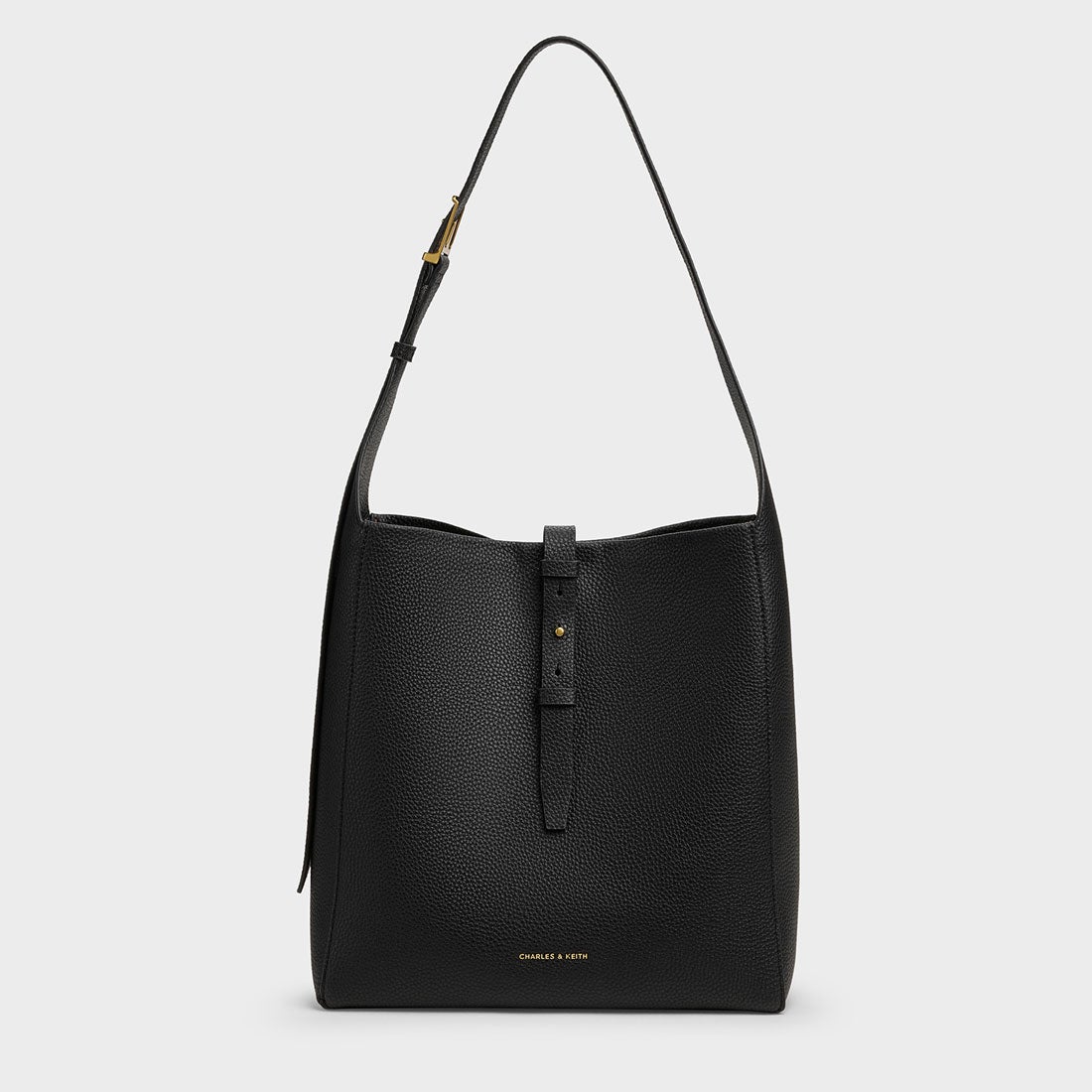 CHARLES & KEITH Beryl ベリル ベルトホーボーバッグ （Black