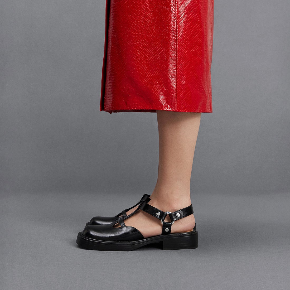 F-TROUPE 39 カットアウト ミュール サンダル F-TROUPE 39 カット